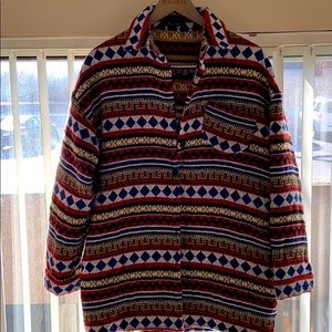 Mid length woven jacket by Honey Punch